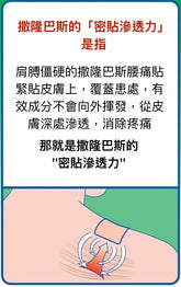 撒隆巴斯鎮痛膏布240片裝